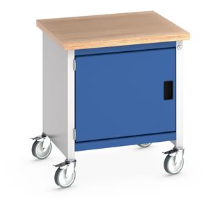 MPX Top Bott Mobile Bench 750Wx750Dx840mmH - 1 x Cupboard 750mm Wide Moveable Engineers Storage Bench with drawers and Cabinets 16/41002085.11 MPX Top Bott Mobile Bench 750Wx750Dx840mmH 1 x Cupboard.jpg